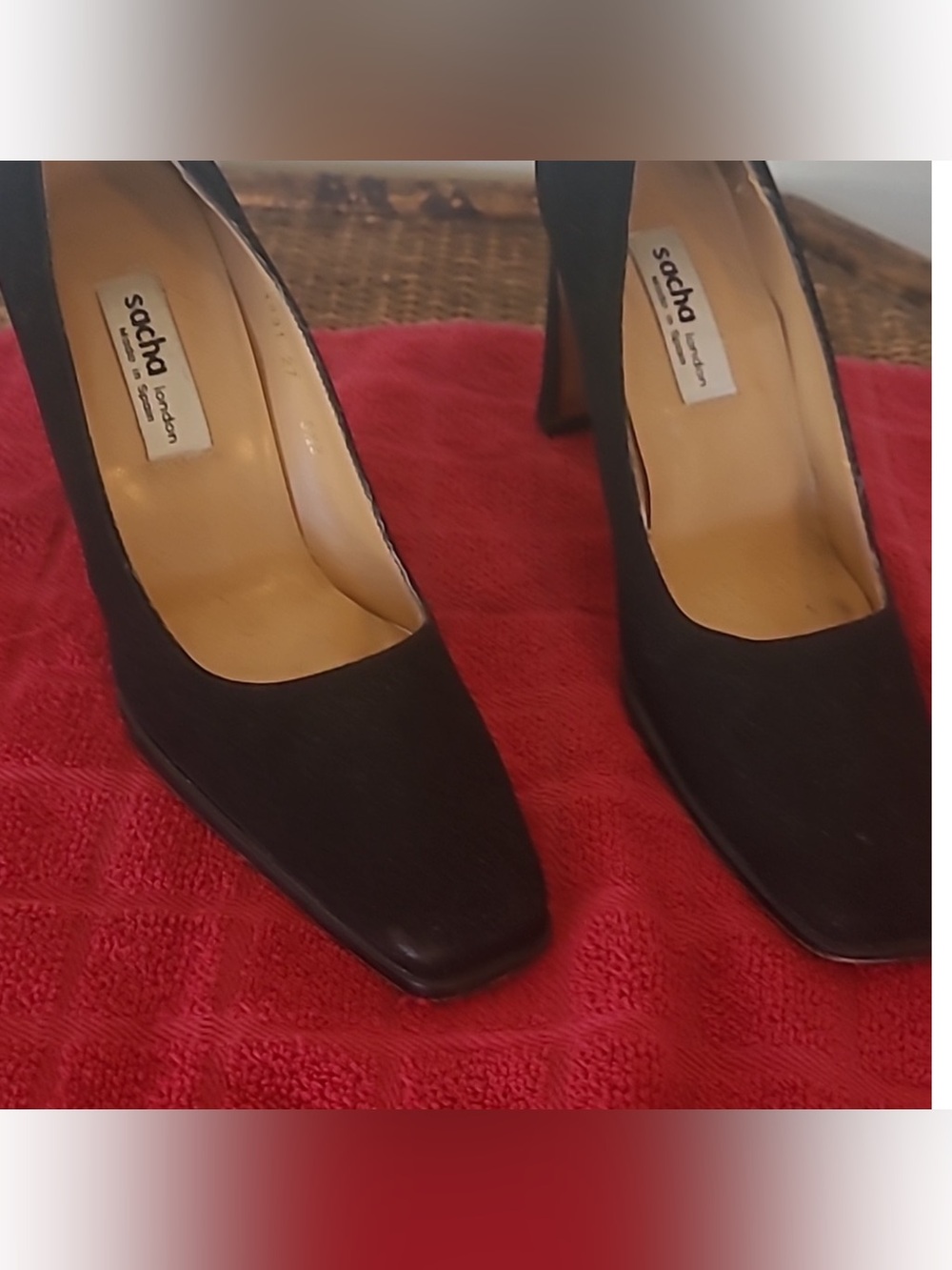 Sacha London Black Women's Pointed Toe Heels